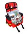 Lightning X Small Medic First Responder EMT Trauma Bag Stocked First Aid Trauma Fill Kit A Red