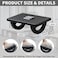 CasaZenith Foot Rest for Under Desk at Work Ergonomic Foot Stools for Under Office Desk Rocking Footrest with Roller Massager Leg Rest for Chair Computer Gaming 13 L x 96 W x 5 H