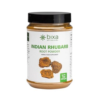 bixa BOTANICAL Indian Rhubarb Powder 200 Grams 7 OZ Gluten FreeSteam Treated Vegan 100 Pure