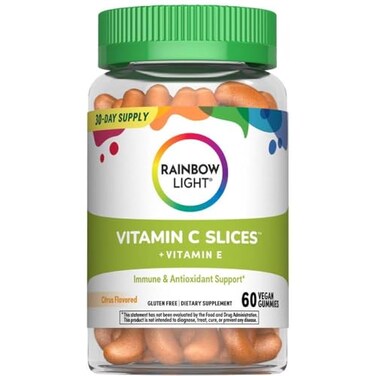 Rainbow Light Vitamin C Gummies 60 Count Citrus Flavored