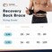 Copper Compression Back Brace Copper Infused Lumbar Support for Lower Back Relief Sciatica Herniated Disc Scoliosis Pain Strains Adjustable Breathable Fits Men Women Waist 28 34