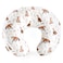 غطاء وسادة الرضاعة من GRSSDER، مصنوع من قماش مينكي مطاطي قابل للإزالة، غطاء وسادة رضاعة فائق النعومة والراحة، غطاء مريح للفتيات بنقشة ثعلب جميلة.