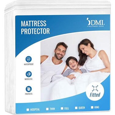DMI Waterproof Mattress Protector and Cover Contoured Fitted Sheet Fit King