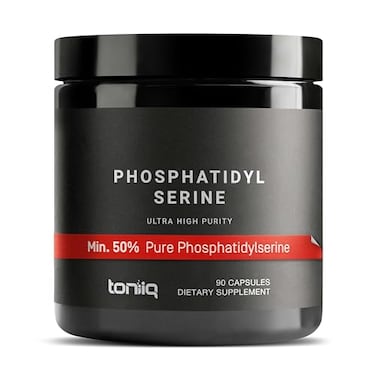 Toniiq Phosphatidylserine 400mg Formula Worlds First 50 Purity Highest Purity in the US Soy Free Phosphatidylserine Supplement 90 Veggie Capsules