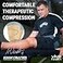 Vive Thigh Brace Hamstring Quad Wrap Adjustable Compression Sleeve Support for Pulled Groin Muscle Sprains Quadricep Tendinitis Workouts Sciatica Pain and Sports Recovery Men Women Beige