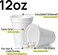 Shop Square 12 Oz Disposable Foam Cups 100 Pack White Foam Insulates Hot Cold Beverages Made in the USA ToGo Cups for Coffee Tea Hot Cocoa Soup Broth Smoothie Soda Juice