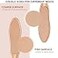 Cut it 104 Double Sided Nano Glass Foot File Callus Remover Glass Foot File Heel Scraper for Cracked Heels Washable Foot Rasp for Wet and Dry Feet Foot Scraper for Shower Use