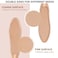 Cut it 104 Double Sided Nano Glass Foot File Callus Remover Glass Foot File Heel Scraper for Cracked Heels Washable Foot Rasp for Wet and Dry Feet Foot Scraper for Shower Use
