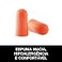 3M 1100 Uncorded Foam Earplugs Orange