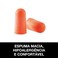 3M 1100 Uncorded Foam Earplugs Orange