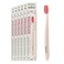 Euthymol Whitening Toothbrush White 6 Count Premium Soft DualTension Bristles Advanced Plaque Removal Stain Reduction
