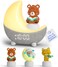 Move2Play Dozi Sound Machine Cute Sleep Toy Sound Machine 3 Hrs Thoughtfully Made Bedtime Content Moonlight Night Light with Changing Colors Gentle OKtoWake WakeUp