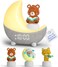 Move2Play Dozi Sound Machine Cute Sleep Toy Sound Machine 3 Hrs Thoughtfully Made Bedtime Content Moonlight Night Light with Changing Colors Gentle OKtoWake WakeUp