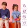 b.box bbox Snack Box 2Pack Leak Proof Mini Bento Box for Kids Toddlers 2 Compartment Snack Containers for Kids Dishwasher Safe BPAFree PFASFree Ages 4mo 1 34 Cup Each Strawberry Lilac