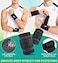 HiRui Wrist Brace Wrist Wraps Compression Wrist Strap Wrist Support for Work Fitness Weightlifting Sprains Tendonitis Carpal Tunnel Arthritis Pain Relief Adjustable Wristbands 2 PACK Black S