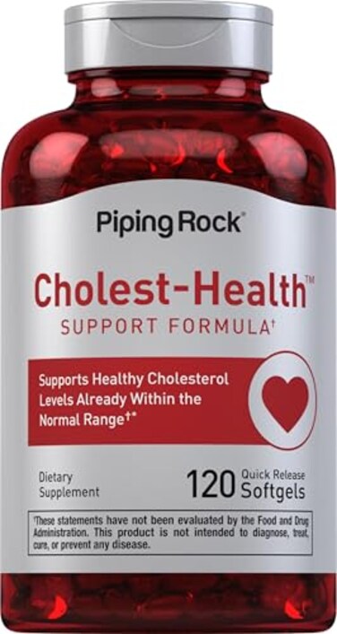 Piping Rock Cholesterol Health Supplement 120 Softgels
