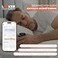 خاتم LOOKEE O2Tracker لقياس تشبع الأكسجين في الدم بشكل مستمر، مزود بخاصية التنبيه بالاهتزاز لانخفاض مستوى الأكسجين، قابل لإعادة الشحن، تطبيق مجاني مع تقارير.