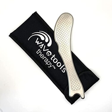 أداة تدليك وكشط العضلات الطبية الاحترافية من Wavetools Therapy Arete، مزودة بـ 8 أقواس فريدة وحواف مشطوفة مزدوجة لتقنية غوا شا لتحرير اللفافة العضلية، وتخفيف آلام العضلات، والتهاب الأوتار، والندبات.
