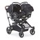 Contours Infant Car Seat Adapter Accessory Exclusive Compatibility with Element Baby Stroller Fits Select Cybex MaxiCOSI and Nuna Models Check Compatibility Prior to Purchase Black