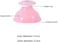 Healthcom 12 Pcs Pink Silicone Cupping Cups Set Professional Vacuum Massage Suction Therapy Set Body Cupping Suction Cups Massage Cup Chinese Hygroscopic Cups for Pain Relief Muscle Relaxation