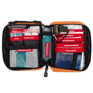 BrightCare Adventure 50 First Aid Kit for Camping Hiking Outdoors 130 Piece