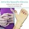 Vive Compression Arthritis Gloves Comfortable Fit for Men and Women Open Finger for Rheumatoid Osteoarthritis