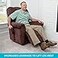 Stander Recliner Lever Extender Oversized Grip Handle Adapter for Adults Seniors and Elderly Extension Handle with Large Ergonomic Curve Grab Bar Compatible with Wooden Recliner Handles Black