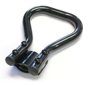 Stander Recliner Lever Extender Oversized Grip Handle Adapter for Adults Seniors and Elderly Extension Handle with Large Ergonomic Curve Grab Bar Compatible with Wooden Recliner Handles Black