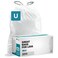 Plasticplace Custom Fit Trash Bags Compatible with simplehuman Code U 200 Count White Drawstring Garbage Liners 14521 Gallon 5580 Liter 265 x 32