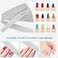 AhaTopia Nail Files 12 Pack 180240 Grit Wooden Emery Board Nail File Double Sided Wood Emory Fingernail Files for Natural Nails Professional Reusable Manicure Pedicure Curved
