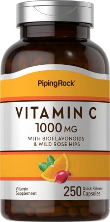 Piping Rock Vitamin C 1000mg 250 Capsules