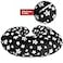 Moonsea Nursing Pillow Cover for Baby Snug Fits Boppy Nursing Pillows Super Soft for Breastfeeding Moms Black Star