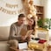 PACKQUEEN 5 Gold Boxes with Windows 9x65x38 Inches Clear Gift Boxes for Presents Contain Ribbons Cards Bridesmaid Proposal Boxes Christmas Gift Boxes with Magnetic Lids Glossy Gold
