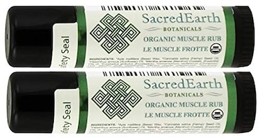 Sacred Earth Botanicals Organic Muscle Rub Single 2Pack