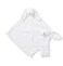 Angel Dear White Bunny Cuddle Twins Set