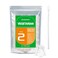 wananfu Size 2 Empty Capsules Vegetarian 500 Count Bundle with 2 Micro Lab Spoons Clear Fillable Veggie Pill Capsules Size 2 for Making Your Own Supplements