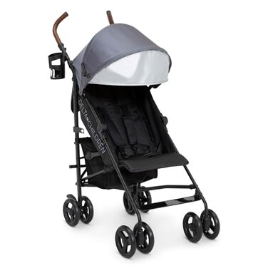 Delta Children 365 Plus Stroller Lightweight Travel Stroller with Compact Fold Iron