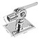 PDTXCLS Marine VHF Antenna 316 Stainless Steel Adjustable Base Mount for Boats