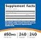 Nutricost Choline Bitartrate 650mg 240 Vegetarian Capsules