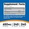Nutricost Choline Bitartrate 650mg 240 Vegetarian Capsules