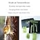 YUYONGTANG 7 Pieces Gua Sha Scraping Massage ToolNatural Resin GuaSha Tool Massage Tools Set for Face Back and Neck ReleaseReduce Muscle Painwith Storage Bag Green