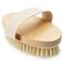 ROSENA Dry Brushing Body Brush Best for Exfoliating Dry Skin Lymphatic Drainage and Cellulite Treatment Organic Spa Exfoliator and Massage Scrub Brush with Natural Boar Bristles Oval