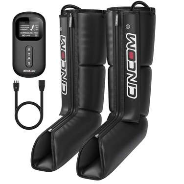 CINCOM Leg Massager for Circulation and Pain Relief Air Compression Recovery System Helpful for Relaxation and Athletes Recovery