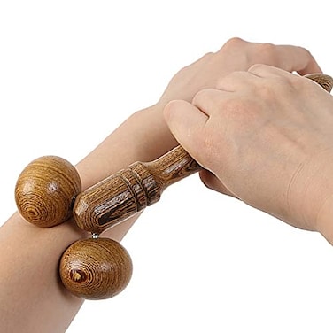 Broman Gua Sha Muscle Roller Wood Therapy Massage ToolsReflexology Tools Used as Facial Arm Hand Body Calf Leg Foot etc Massager Roller Massager