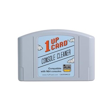 1UPcard Video Game Console Cleaner Compatible With Nintendo 64 N64