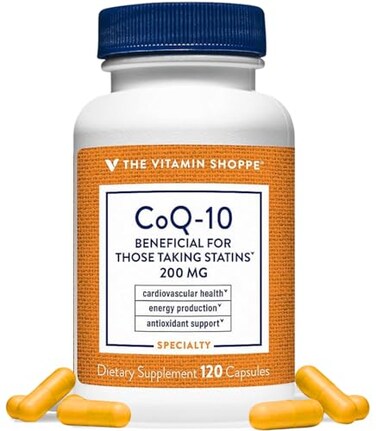 The Vitamin Shoppe Brand CoQ10 200 mg Capsules 120 Capsules