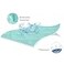 Biloban Waterproof Sheet for Pack n Play Quilted Playard Sheet Protector 39 X 27 fits for Baby Foldable and Playard Mattress Portable Mini Crib Aqua