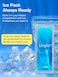 Lengke Ice Pack for Insulin Cooler Travel Case TSA Approved Small Ice Packs for Travel Medicine Organizer TSA Approved Ice Pack and Travel IcePack for Refrigerated Medicine Travel Case 2 Pack