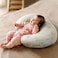 GRSSDER Nursing Pillow Cover Stretchy Minky Removable Nursing Covers for Breastfeeding Pillows Ultra Soft Comfortable Slipcover for Boy and Girls Cute Wild Forest Mongooses Pattern