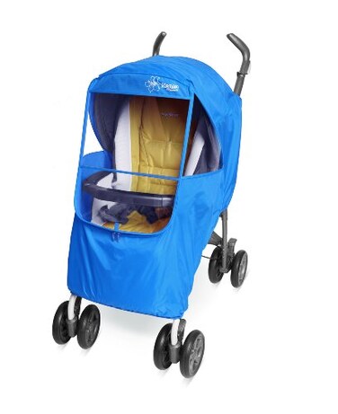 Manito Elegance Plus Stroller Weather ShieldRain Cover Blue